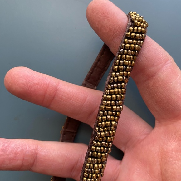 Beaded boho artsy wristlet or clutch - Picture 7 of 7